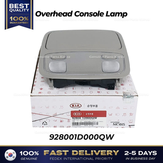 Genuine Overhead Console Lamp 928001D000QW for Kia Rondo