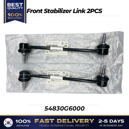 Genuine Front Stabilizer Link 2PCS 54830G6000 for Kia Picanto