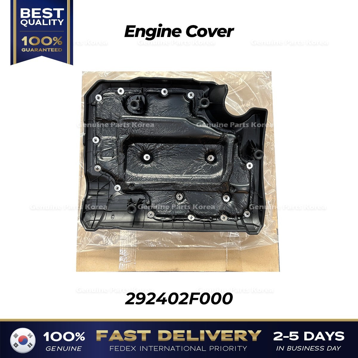 Genuine Engine Cover 292402F000 for Hyundai Santa Fe Kia Sorento