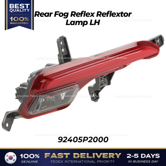 Genuine Rear Fog Reflex Reflextor Lamp LH 92405P2000 for Kia Sorento