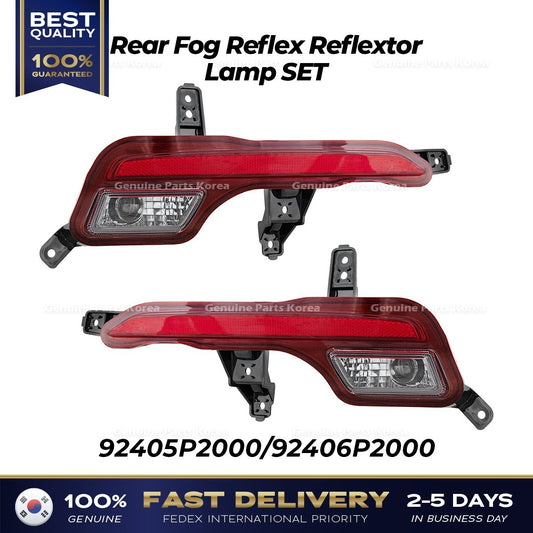 Genuine Rear Fog Reflex Reflextor SET 92405P2000 92406P2000 for Kia Sorento