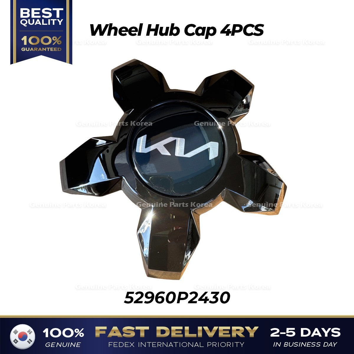 Genuine Wheel Hub Cap 4PCS 52960P2430 for Kia Sorento