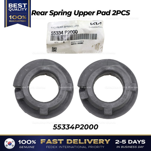 Genuine Rear Spring Upper Pad 2PCS 55334P2000 for Hyundai Santa Cruz