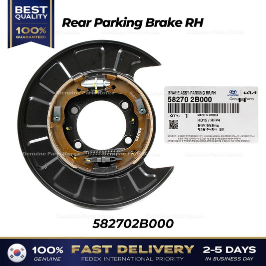 Genuine Rear Parking Brake RH 582702B000 for Hyundai Santa Fe