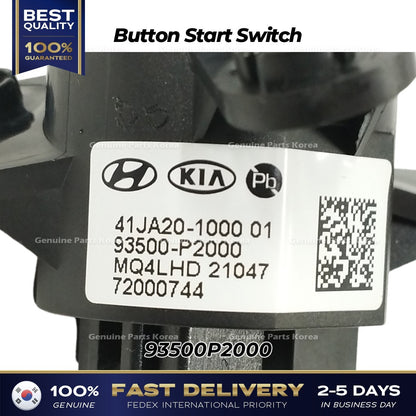 Genuine Button Start Switch 93500P2000 for Kia Sorento