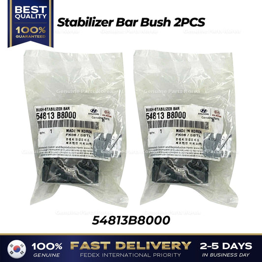 Genuine Stabilizer Bar Bush 2PCS 54813B8000 for Hyundai Santa Fe Kia Sedona