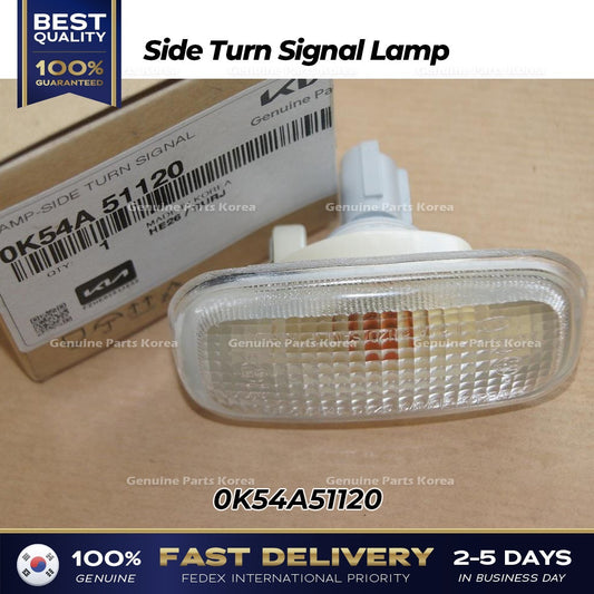 Genuine Side Turn Signal Lamp 0K54A51120 for Kia Sedona