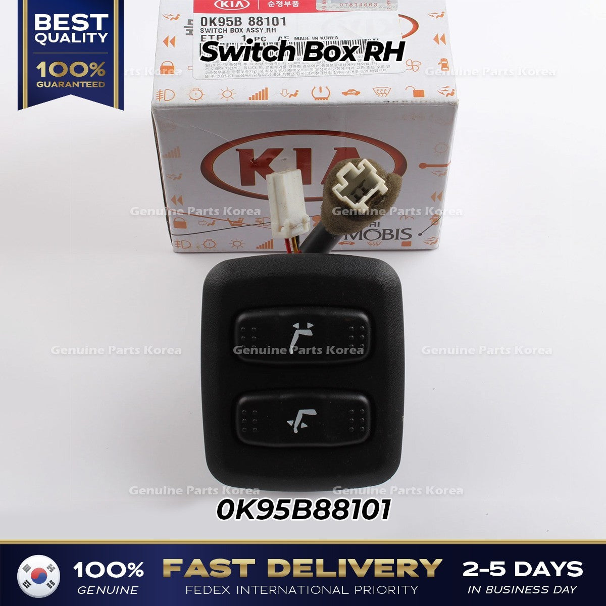 Genuine Switch Box RH 0K95B88101 for Kia Sedona