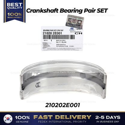 Genuine Crankshaft Bearing Pair SET 210202E001 for Hyundai Elantra Kia Forte