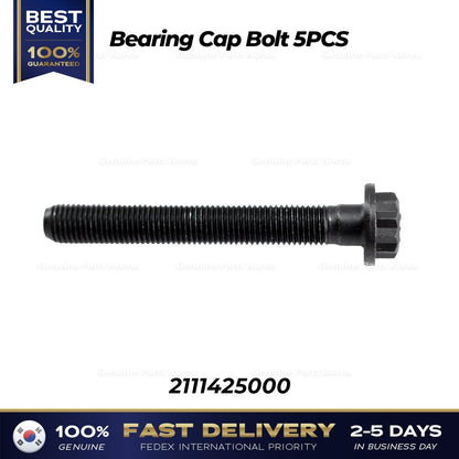Genuine Bearing Cap Bolt 5PCS 2111425000 for Hyundai Genesis Kia