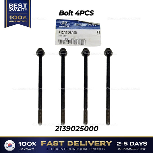 Genuine Bolt 4PCS 2139025000 for Hyundai Sonata Tucson Kia Forte