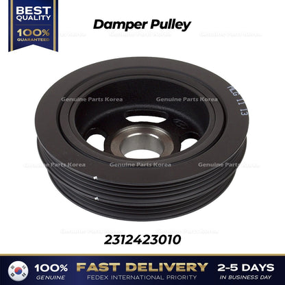 Genuine Damper Pulley 2312423010 for Hyundai Elantra Tiburon
