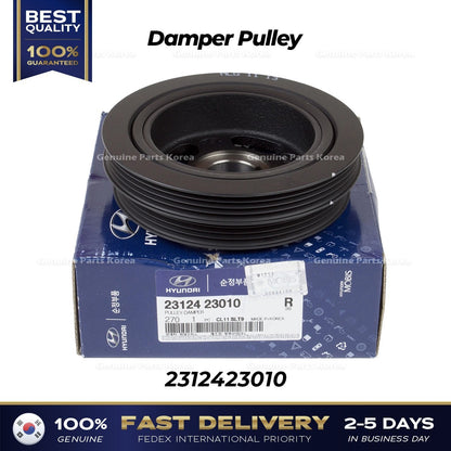 Genuine Damper Pulley 2312423010 for Hyundai Elantra Tiburon