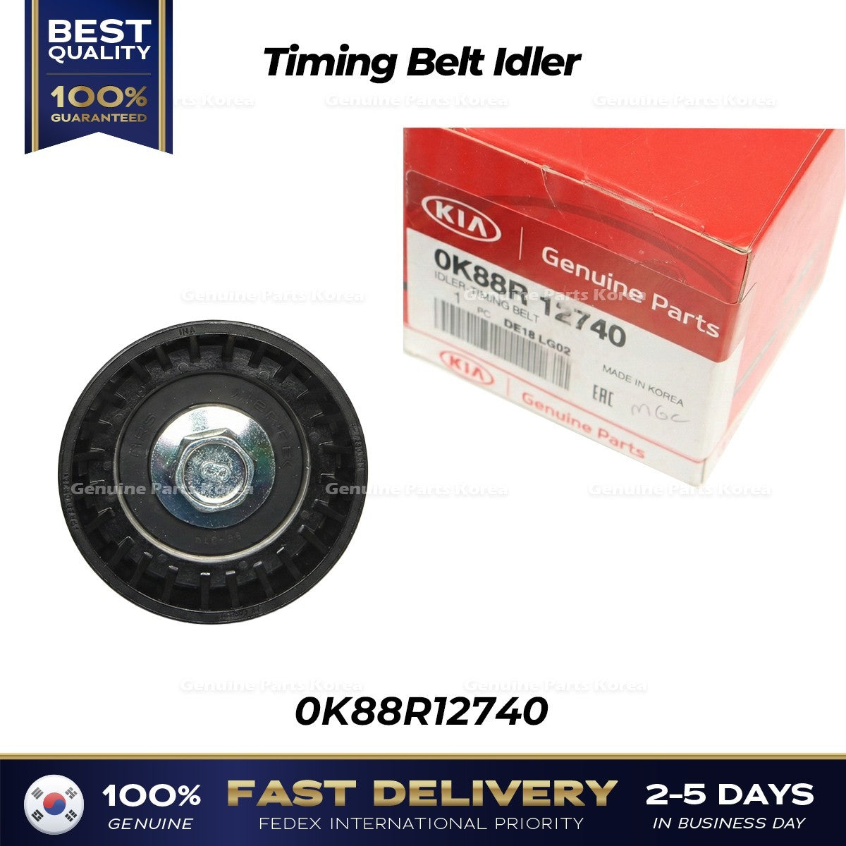 Genuine Timing Belt Idler 0K88R12740 for Kia K2900