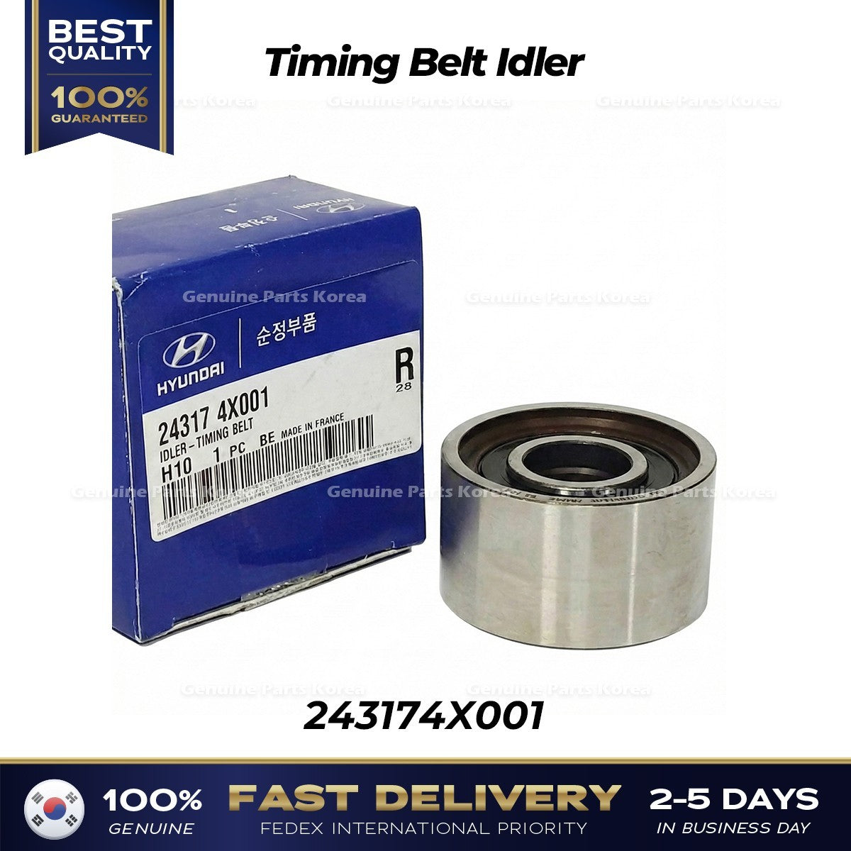 Genuine Timing Belt Idler 243174X001 for Kia K2900