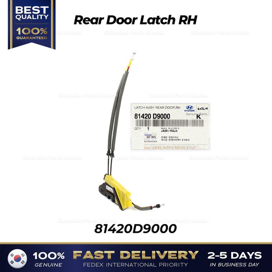 Genuine Rear Door Latch RH 81420D9000 for  Kia Sportage