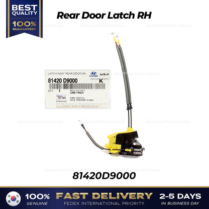 Genuine Rear Door Latch RH 81420D9000 for  Kia Sportage