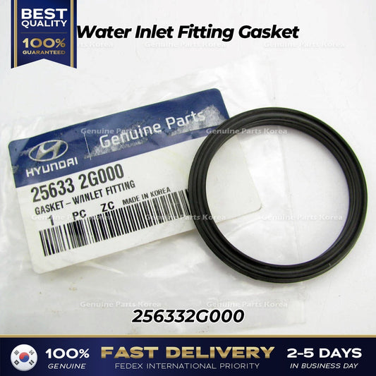 Genuine Water Inlet Fitting Gasket 256332G000 for Hyundai Santa Fe Sonata