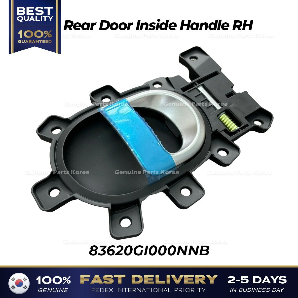 Genuine Rear Door Inside Handle RH 83620GI000NNB for Hyundai Ioniq 5