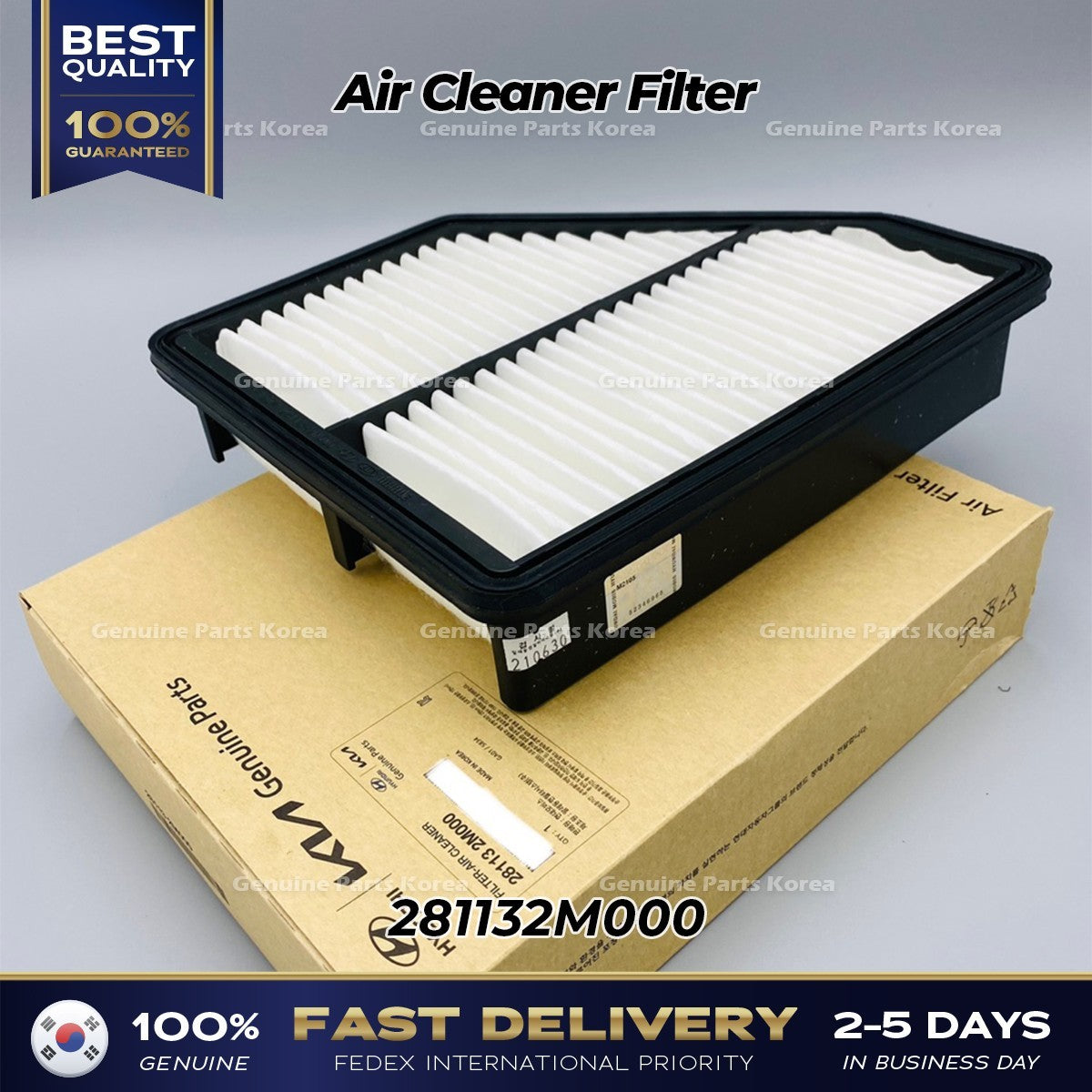 Genuine Air Cleaner Filter 281132M000 for Hyundai Genesis Coupe