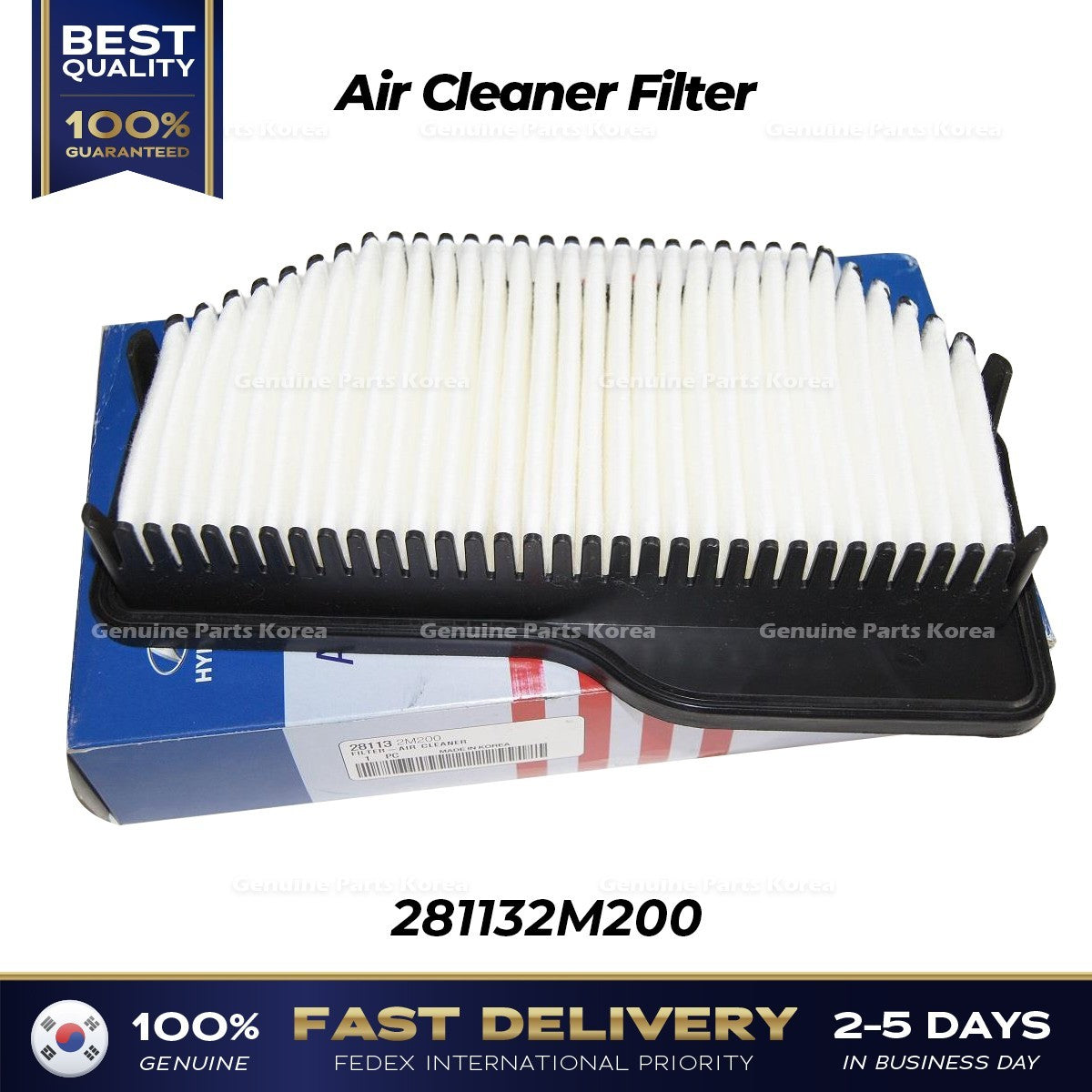 Genuine Air Cleaner Filter 281132M200 for Hyundai Genesis Coupe