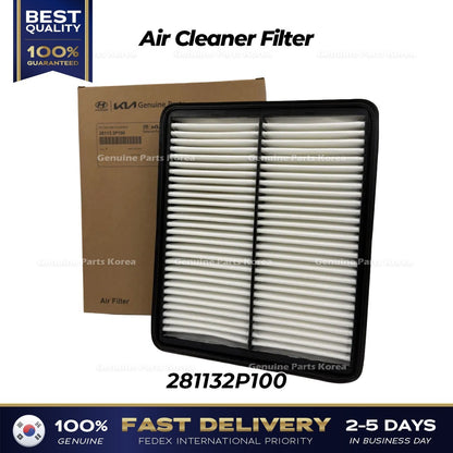 Genuine Air Cleaner Filter 281132P100 for Hyundai Azera Sonata Kia Optima
