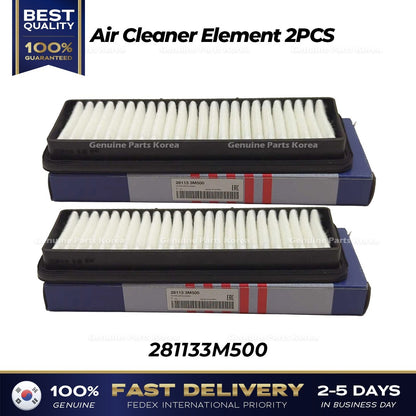 Genuine Air Cleaner Element 2PCS 281133M500 for Hyundai Equus Kia K900