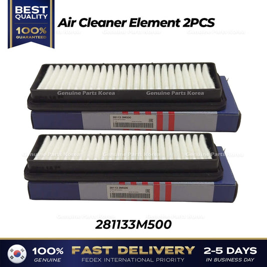 Genuine Air Cleaner Element 2PCS 281133M500 for Hyundai Equus Kia K900