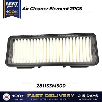 Genuine Air Cleaner Element 2PCS 281133M500 for Hyundai Equus Kia K900