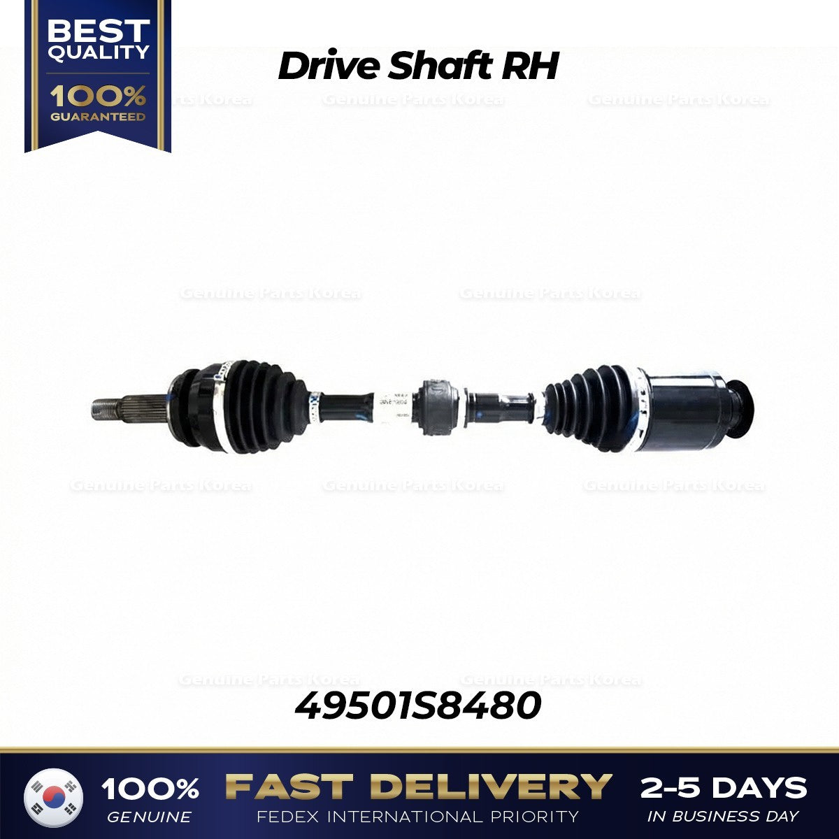 Genuine Drive Shaft RH 49501S8480 for Hyundai Palisade