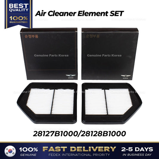 Genuine Air Cleaner Element SET 28127B1000 28128B1000 for Hyundai Genesis