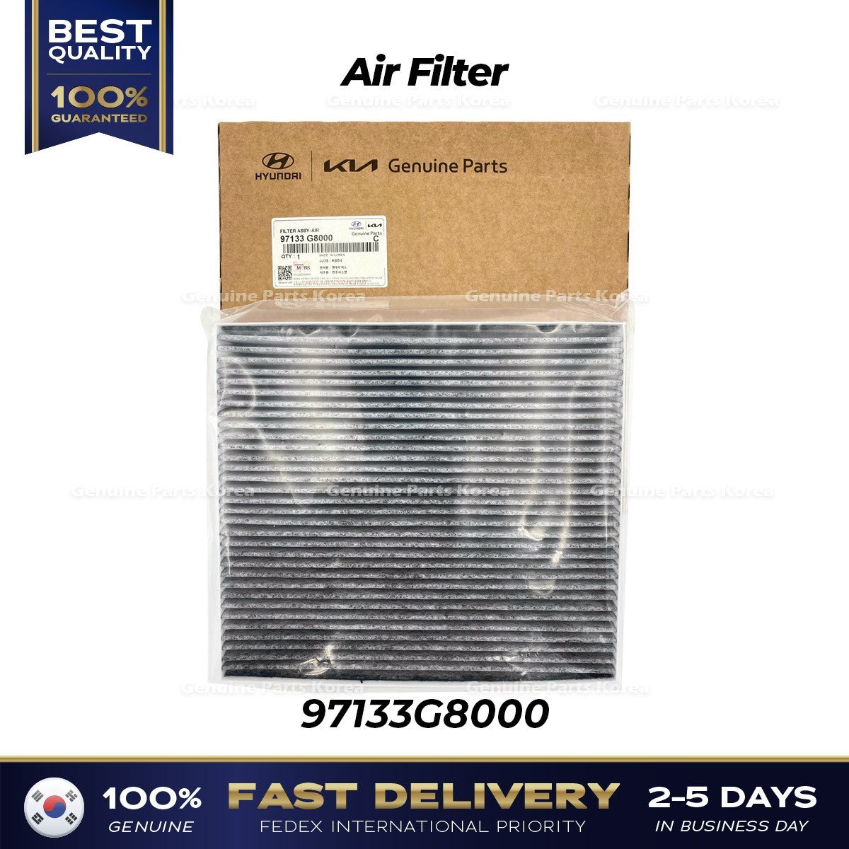 Genuine Air Filter 97133G8000 for Hyundai Azera Sonata