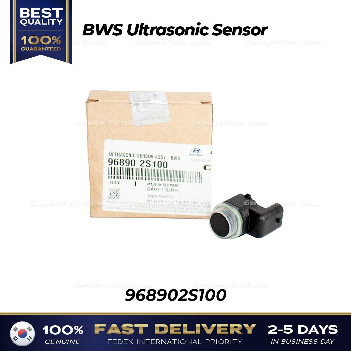 Genuine BWS Ultrasonic Sensor 968902S100 for Hyundai Santa Fe