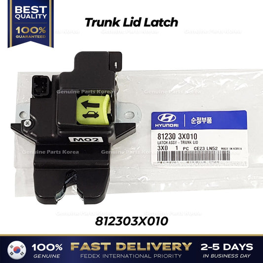 Genuine Trunk Lid Latch 812303X010 for Hyundai Elantra