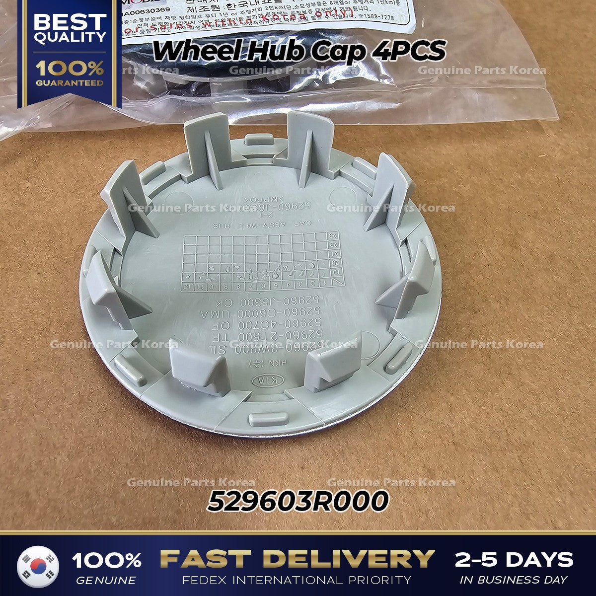 Genuine Wheel Hub Cap 4PCS 529603R000 for Kia K7 Cadenza