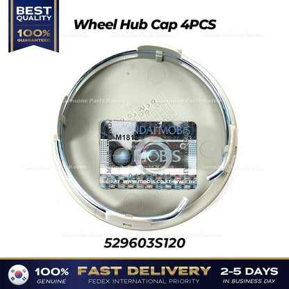 Genuine Wheel Hub Cap 4PCS 529603S120 for Hyundai Santa Fe Sonata