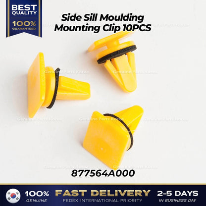 Genuine Side Sill Moulding Mounting Clip 10PCS 877564A000 for Hyundai H1