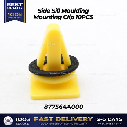 Genuine Side Sill Moulding Mounting Clip 10PCS 877564A000 for Hyundai H1