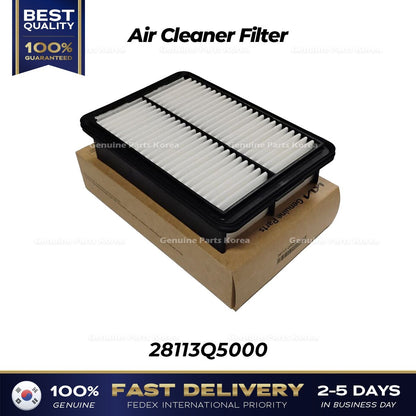 Genuine Air Cleaner Filter 28113Q5000 for Kia Seltos