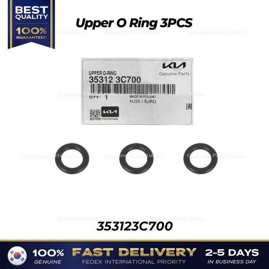 Genuine Upper O Ring 3PCS 353123C700 for Hyundai Genesis Kia