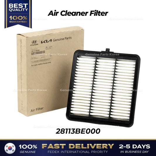 Genuine Air Cleaner Filter 28113BE000 for Hyundai Kona