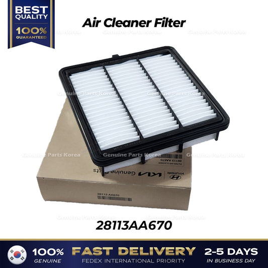 Genuine Air Cleaner Filter 28113AA670 for Hyundai Elantra