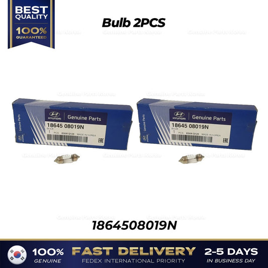 Genuine Bulb 2PCS 1864508019N for Hyundai Accent Elantra Kona Kia Forte