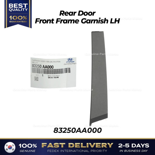 Genuine Rear Door Front Frame Garnish LH 83250AA000 for Hyundai Elantra