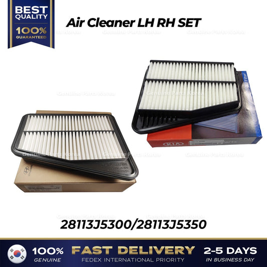 Genuine Air Cleaner LH RH SET for Hyundai Genesis G70 Kia Stinger