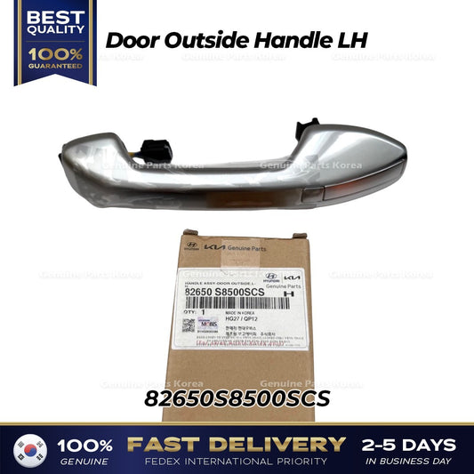 Genuine Door Outside Handle LH 82650S8500SCS for Hyundai Palisade