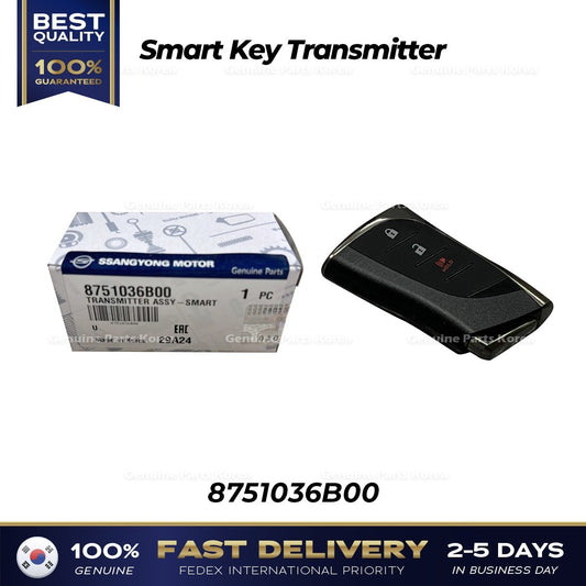 Genuine Smart Key Transmitter 8751036B00 for Ssangyong Rexton G4 Tivoli