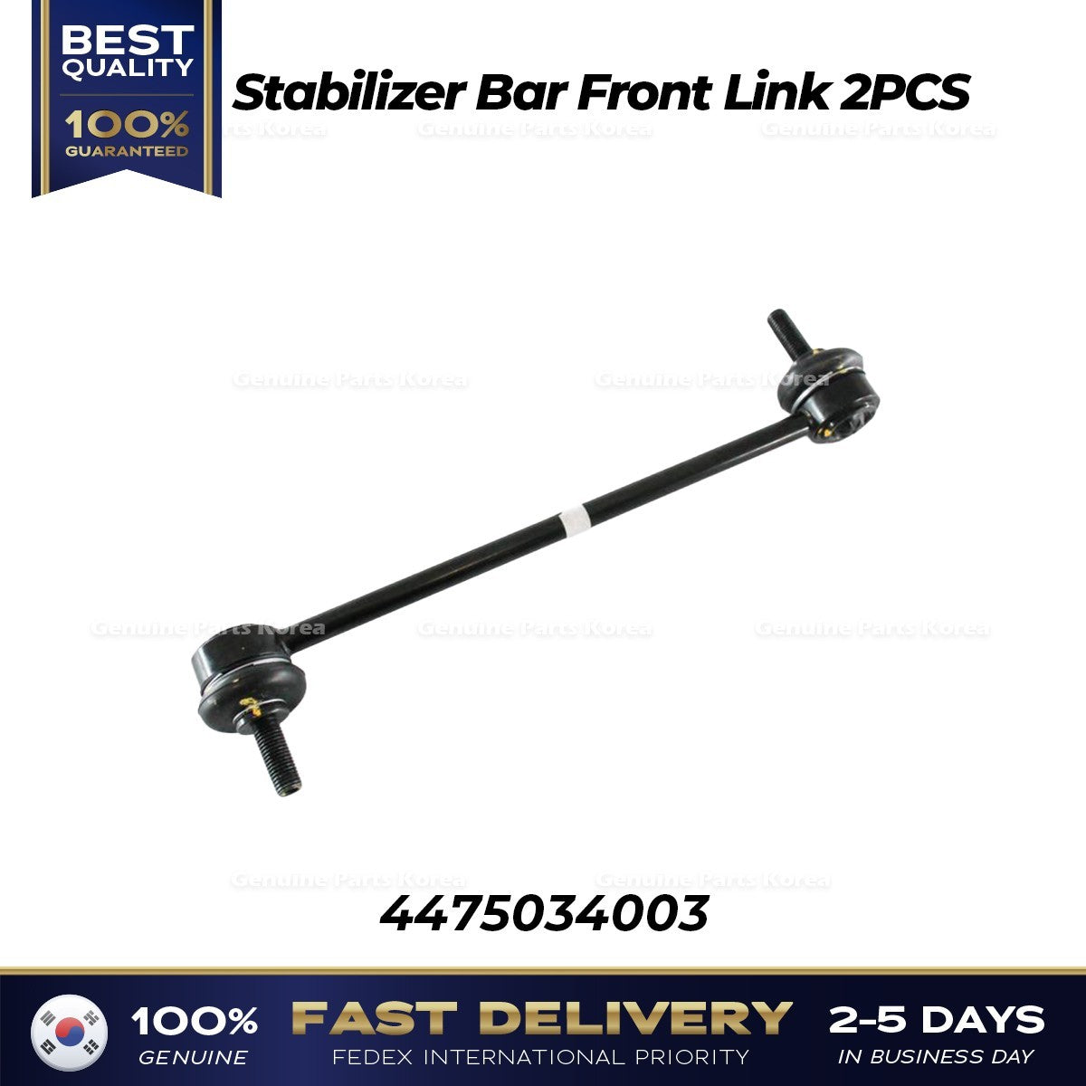 Genuine Stabilizer Bar Front Link 2PCS 4475034003 for Ssangyong Korando C