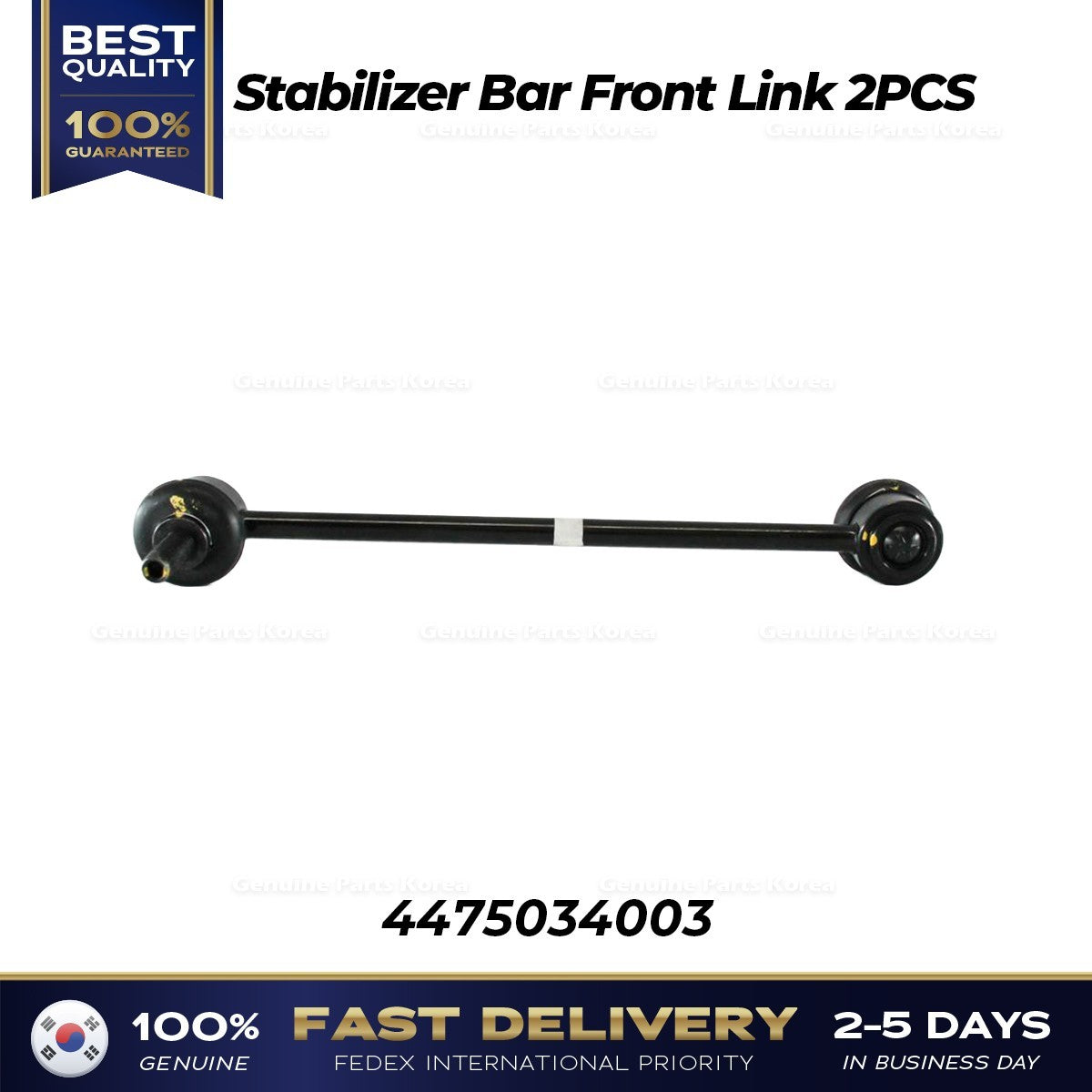 Genuine Stabilizer Bar Front Link 2PCS 4475034003 for Ssangyong Korando C