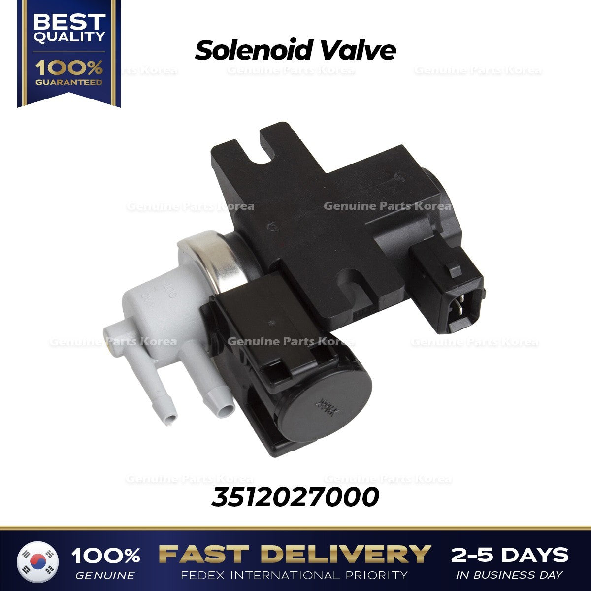 Genuine Solenoid Valve 3512027000 for Hyundai Traget XG Kia Optima